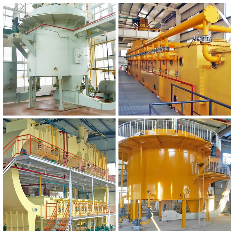 Machine d'extraction par solvant d'huile comestible