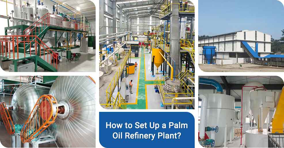 Machines de raffinage d’huile de palme