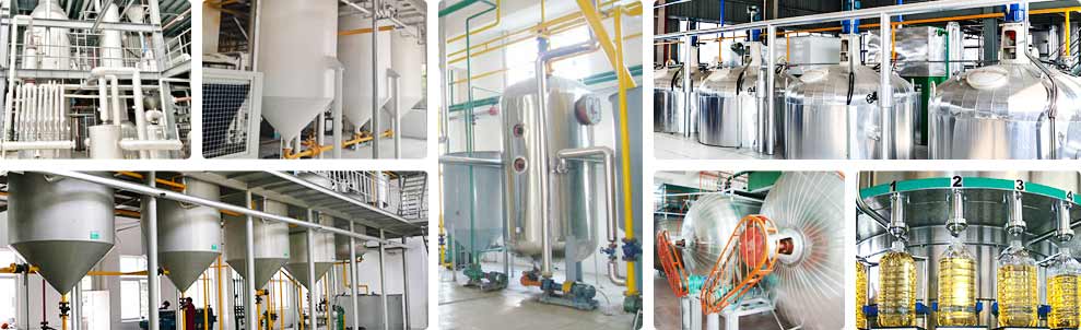 Machine de raffinage d'huile d'arachide / Raffinerie d'huile d'arachide