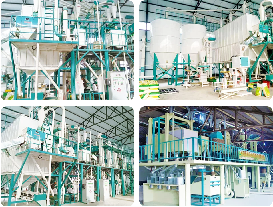 Machine à farine de maïs / Ligne de production de broyage de maïs