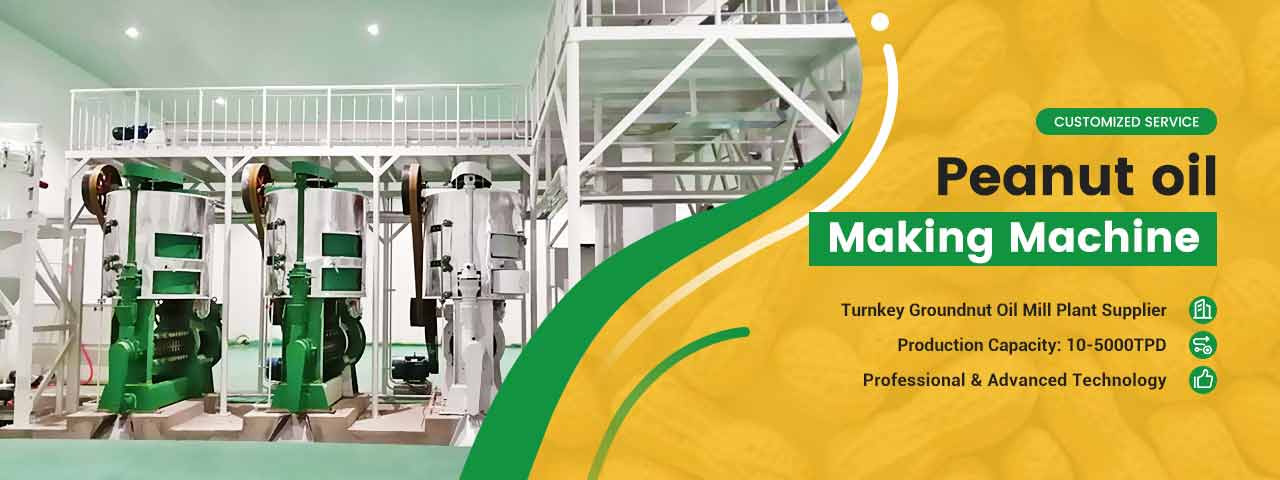 Ligne de production d'huile d'arachide