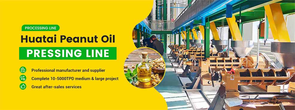 Ligne de production d'huile d'arachide