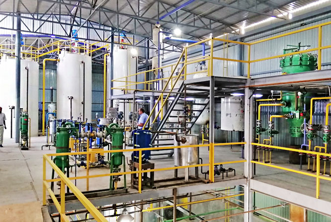 Machine de raffinage d'huile d'arachide / Raffinerie d'huile d'arachide