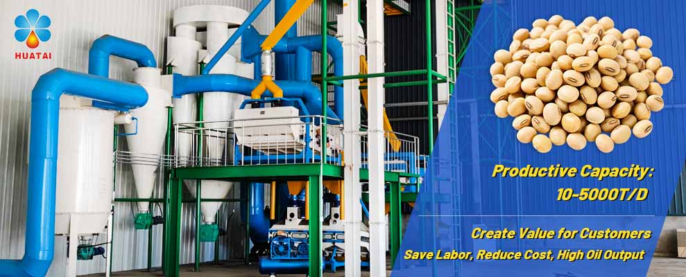 Machine à presser l'huile de soja / Usine de pressage d'huile de soja