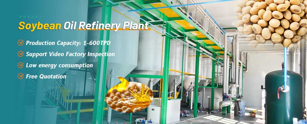 Machine de raffinage d'huile de soja / Raffinerie d'huile de soja