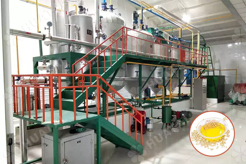 Machine de raffinage d'huile de soja / Raffinerie d'huile de soja