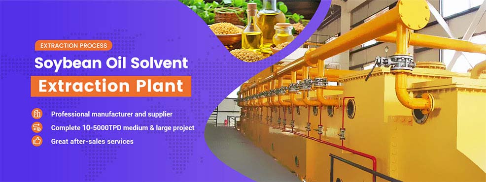 Machine d'extraction d'huile de soja / Usine d'extraction d'huile de soja par solvant