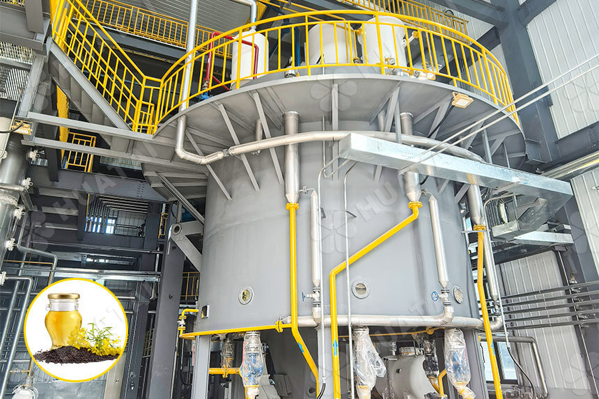 Ligne de production d'huile de colza