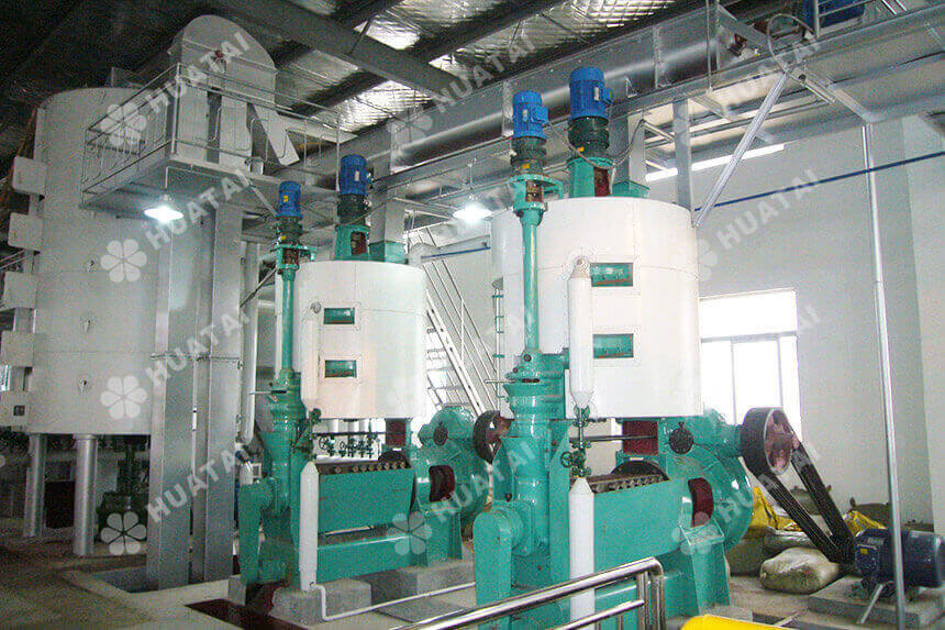 Ligne de production d'huile de coco