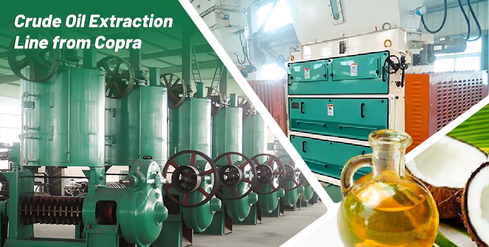Ligne de production d'huile de coco