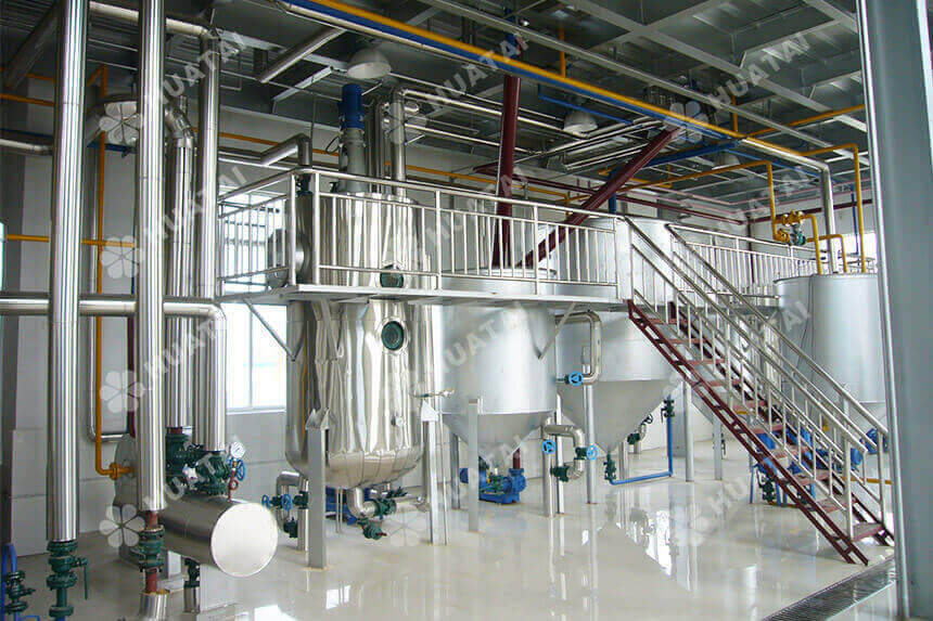 Ligne de production d'huile de coco