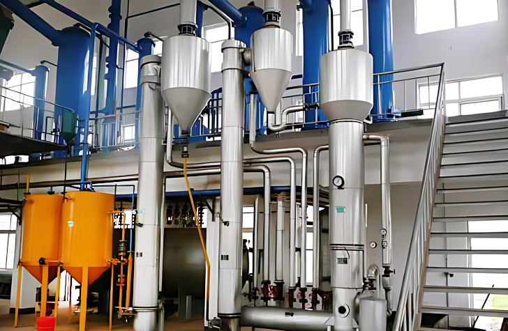 Ligne de production d'huile de coton