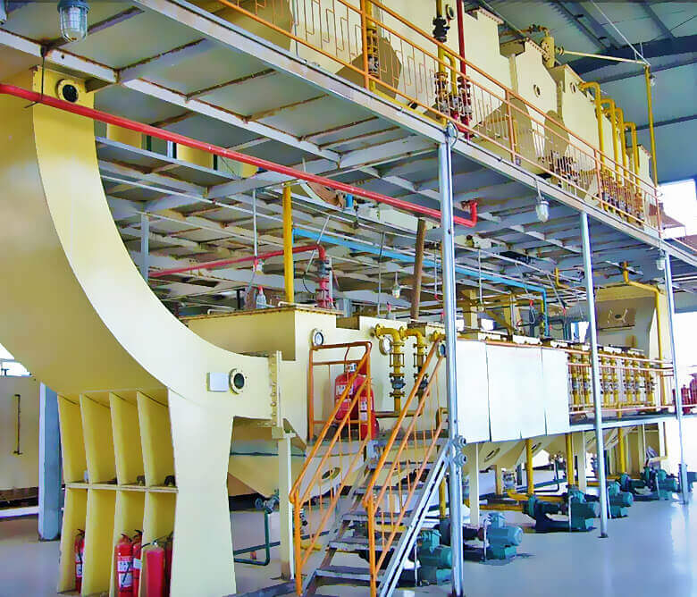 Ligne de production d'huile de coton