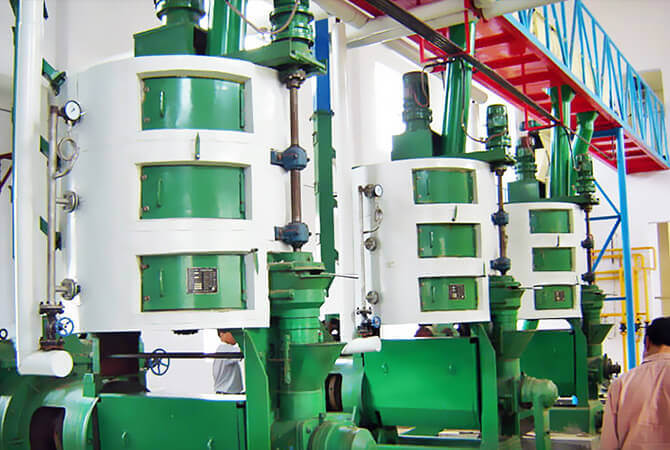 Ligne de production d'huile de colza