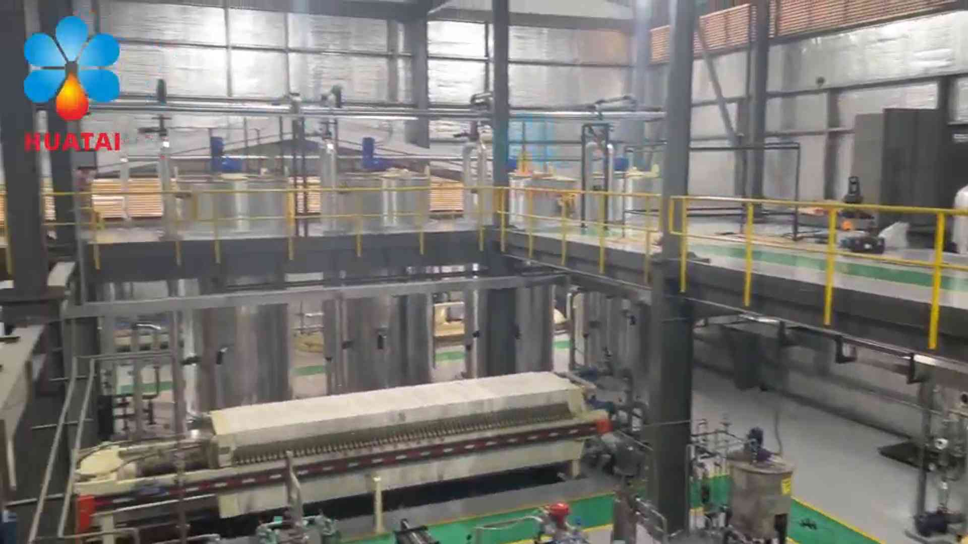 Usine de raffinage et de fractionnement d'huile de palme de 100t/j en RDC