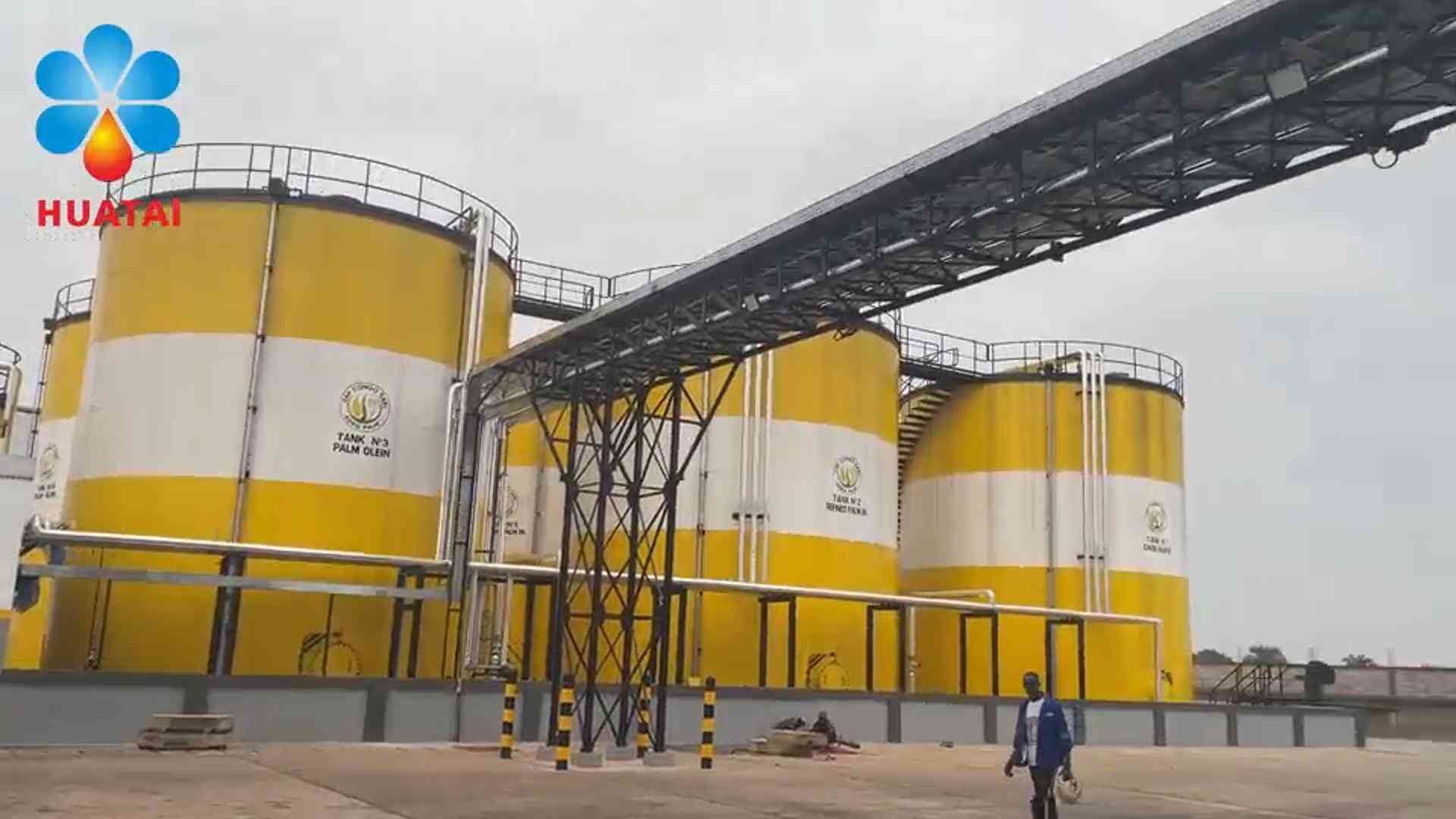 Usine de raffinage et de fractionnement d’huile de palme de 100t/j en RDC